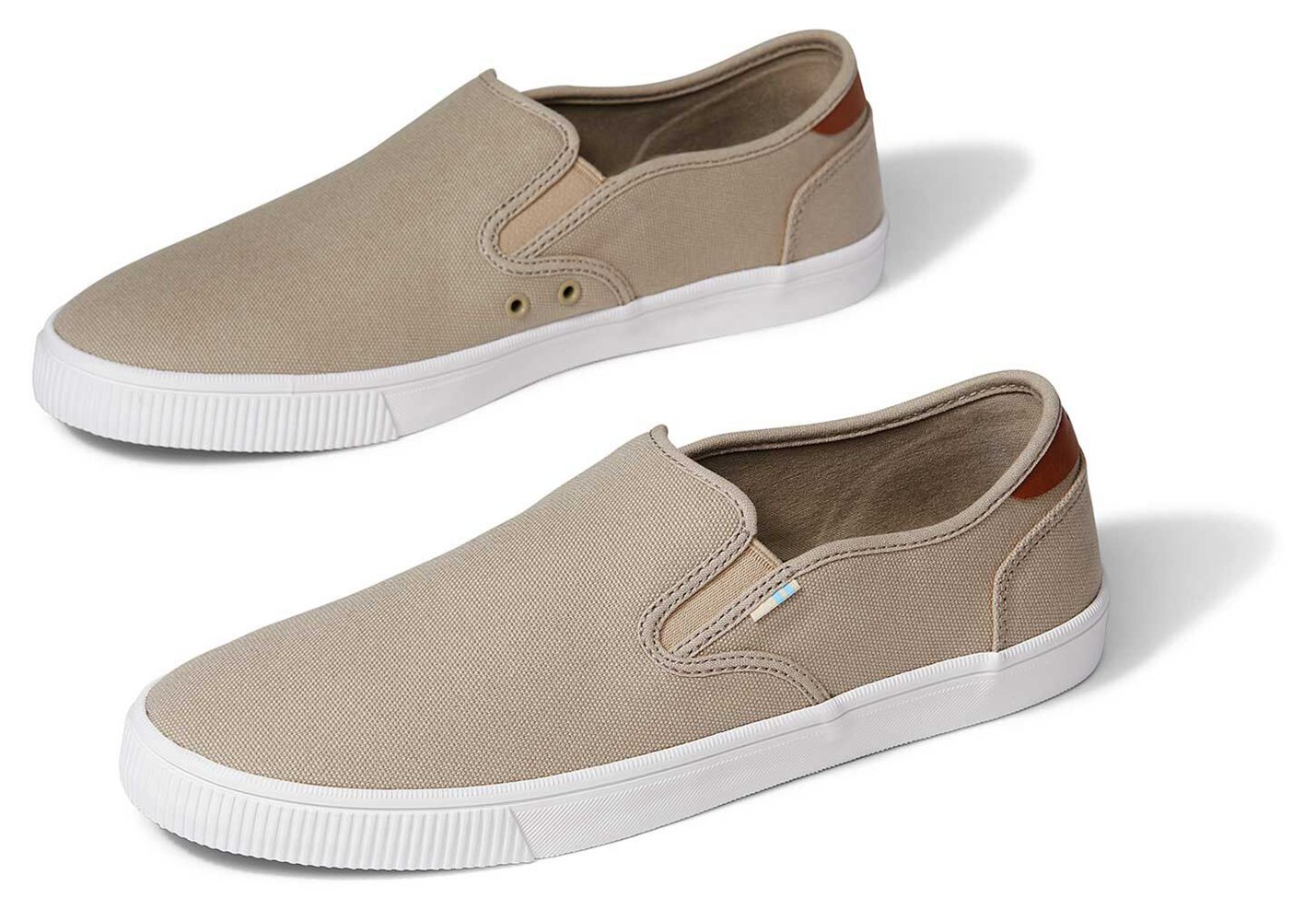 Toms Slip On Męskie Beżowe - Baja - 62EFMDYQB